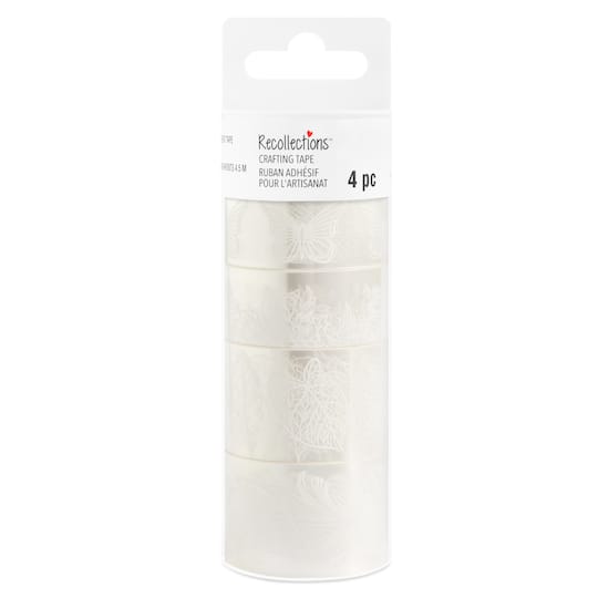 12 Packs: 4 ct. (48 total) Transparent Nature Print Crafting Tape by Recollections™